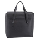 GUCCI Hand Bag Leather Black Silver 002 2123 0451 Auth 209143-3