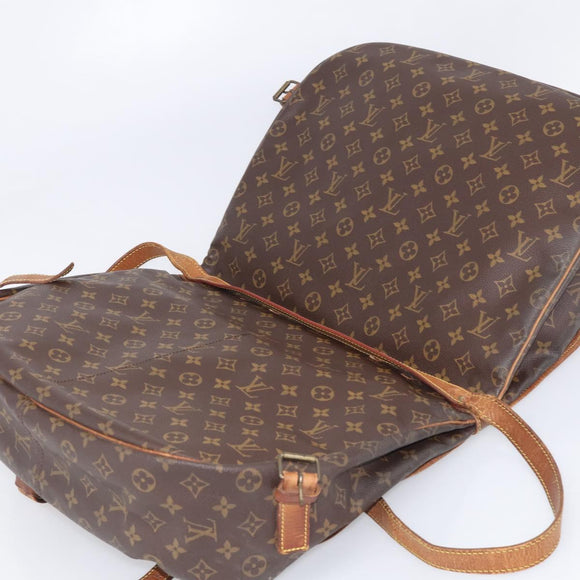 LOUIS VUITTON Monogram Saumur 43 Shoulder Bag M42252 LV Auth 209144