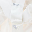 LOUIS VUITTON Side Strap Short-Sleeved T-Shirt Cotton White Gold LV Auth 209145-17