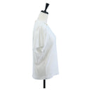 LOUIS VUITTON Side Strap Short-Sleeved T-Shirt Cotton White Gold LV Auth 209145-4