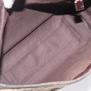 GUCCI GG Canvas Shoulder Bag Beige Silver 114273 Auth 209149-20