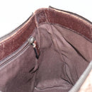GUCCI GG Canvas Shoulder Bag Beige Silver 114273 Auth 209149-21