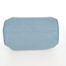 Bottega Veneta INTRECCIATO Rome Hand Bag Leather Light Blue Silver Auth 209151-13
