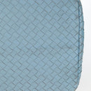 Bottega Veneta INTRECCIATO Rome Hand Bag Leather Light Blue Silver Auth 209151-14