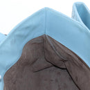 Bottega Veneta INTRECCIATO Rome Hand Bag Leather Light Blue Silver Auth 209151-27