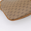 GUCCI Micro GG Web Sherry Line Shoulder Bag PVC Brown 904 02 047 Auth 209155-12