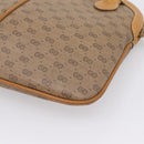 GUCCI Micro GG Web Sherry Line Shoulder Bag PVC Brown 904 02 047 Auth 209155-13