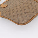 GUCCI Micro GG Web Sherry Line Shoulder Bag PVC Brown 904 02 047 Auth 209155-14