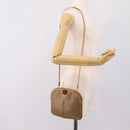 GUCCI Micro GG Web Sherry Line Shoulder Bag PVC Brown 904 02 047 Auth 209155-23