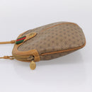 GUCCI Micro GG Web Sherry Line Shoulder Bag PVC Brown 904 02 047 Auth 209155-4