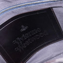 Vivienne Westwood Hand Bag Leather Dark Brown Silver Auth 209156A-11