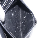 LOEWE Anagram Shoulder Bag Leather Black Gold Tone Auth 209157-26