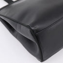 Salvatore Ferragamo Vala Tote Bag Leather Black Gold Tone Auth 209160-12
