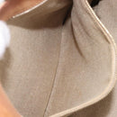 GUCCI Bamboo Flora Hand Bag Canvas Beige Gold Tone 137394 Auth 209161-23