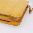LOUIS VUITTON Monogram Vernis Lexington Pouch Beige M91010 LV Auth 209163A-16