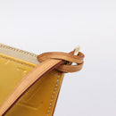 LOUIS VUITTON Monogram Vernis Lexington Pouch Beige M91010 LV Auth 209163A-9