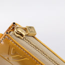 LOUIS VUITTON Monogram Vernis Lexington Pouch Beige M91010 LV Auth 209163A-10