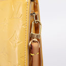 LOUIS VUITTON Monogram Vernis Lexington Pouch Beige M91010 LV Auth 209163A-18