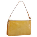 LOUIS VUITTON Monogram Vernis Lexington Pouch Beige M91010 LV Auth 209163A-1