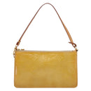 LOUIS VUITTON Monogram Vernis Lexington Pouch Beige M91010 LV Auth 209163A-13