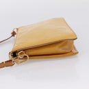 LOUIS VUITTON Monogram Vernis Lexington Pouch Beige M91010 LV Auth 209163A-3