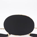 Gianni Versace Chain Backpack Nylon Yellow Gold Tone Auth 209167A-12