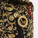 Gianni Versace Chain Backpack Nylon Yellow Gold Tone Auth 209167A-17