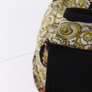 Gianni Versace Chain Backpack Nylon Yellow Gold Tone Auth 209167A-20