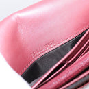 GUCCI GG Canvas Long Wallet Leather Pink Gold Tone 251861 Auth 209169-23