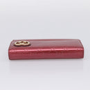 GUCCI GG Canvas Long Wallet Leather Pink Gold Tone 251861 Auth 209169-6