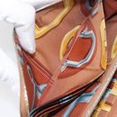 HERMES Azap Long Silk In Long Wallet Leather Brown Silver Auth 209171-16