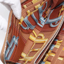HERMES Azap Long Silk In Long Wallet Leather Brown Silver Auth 209171-21