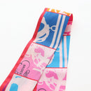 HERMES Twilly Scarf Silk Multicolor ""BRIDES de GALA"" Auth 209173-6