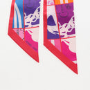 HERMES Twilly Scarf Silk Multicolor ""BRIDES de GALA"" Auth 209173-8