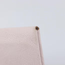 HERMES Calvi Duo Coin Purse Leather Pink Silver Auth 209175-14