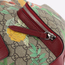 GUCCI GG Supreme Web Sherry Line Backpack PVC Beige Gold 427042 Auth 209176M-19