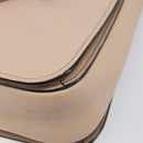 Miu Miu Madras Hand Bag Leather 2way Pink Gold Tone Auth 209180A-16