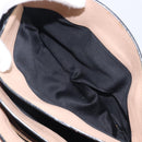 Miu Miu Madras Hand Bag Leather 2way Pink Gold Tone Auth 209180A-31