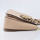 Miu Miu Madras Hand Bag Leather 2way Pink Gold Tone Auth 209180A-4