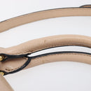 Miu Miu Madras Hand Bag Leather 2way Pink Gold Tone Auth 209180A-9
