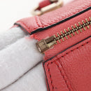 Chloe Hand Bag Leather 2way Pink Gold Tone Auth 209182A-18