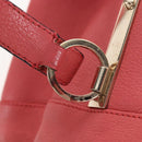 Chloe Hand Bag Leather 2way Pink Gold Tone Auth 209182A-26