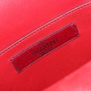 Valentino Studs Backpack Leather Navy Gold Tone Auth 209184-20