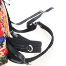 Miu Miu Backpack Canvas Multicolor Silver Auth 209185M-11