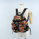 Miu Miu Backpack Canvas Multicolor Silver Auth 209185M-33