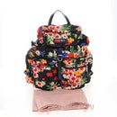 Miu Miu Backpack Canvas Multicolor Silver Auth 209185M-34