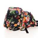 Miu Miu Backpack Canvas Multicolor Silver Auth 209185M-5