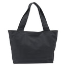 Salvatore Ferragamo Gancini Tote Bag PVC Leather Black Auth 209186-3