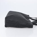 Salvatore Ferragamo Gancini Tote Bag PVC Leather Black Auth 209186-4