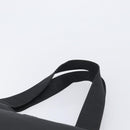Salvatore Ferragamo Gancini Tote Bag PVC Leather Black Auth 209186-8